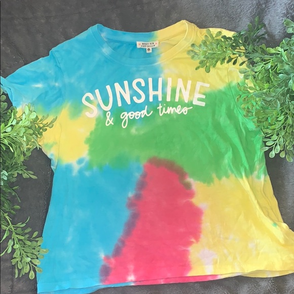 Tie dye cropped tee - Picture 2 of 3